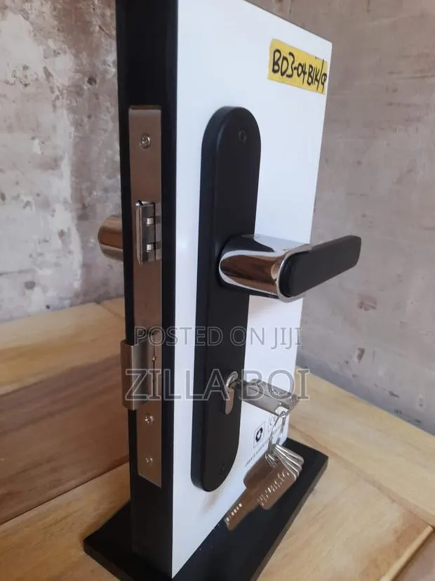Black Wooden Door Lock · Photo 1