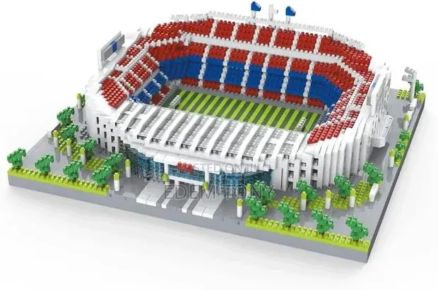 Camp Nou Stadium: FC Barcelona Micro-Particle Lego Building Block Set · Photo 3