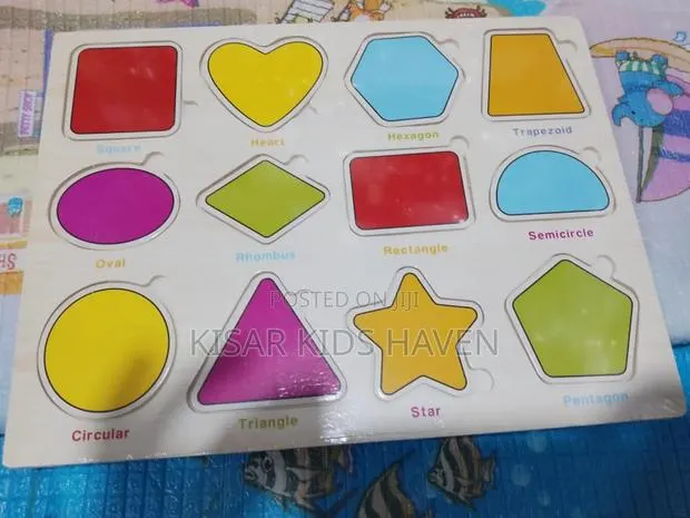 Wooden Colourful Shapes 9momths to 2 Years · Photo 1
