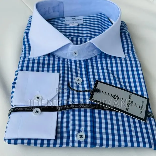Men Long Sleeves Checked Shirt · Photo 1