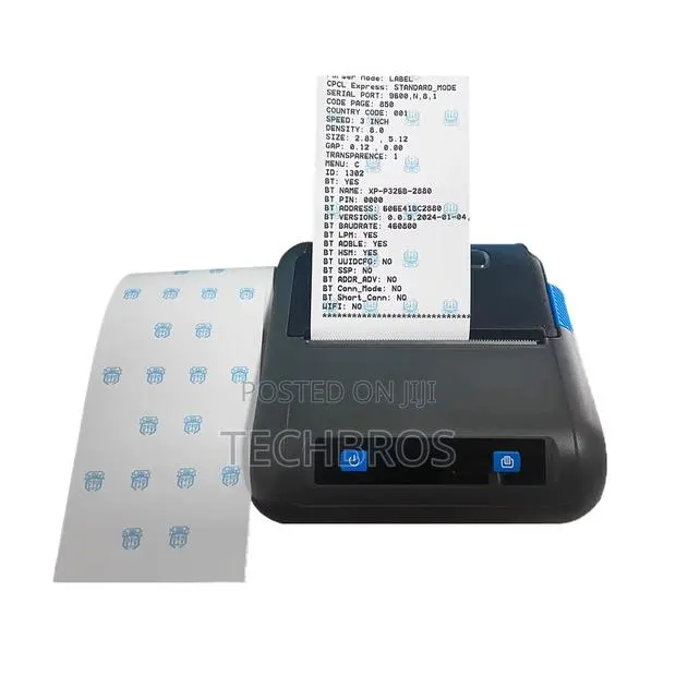 Xprinter Xp-P326b Bluetooth Portable Thermal Label Printer. · Photo 1