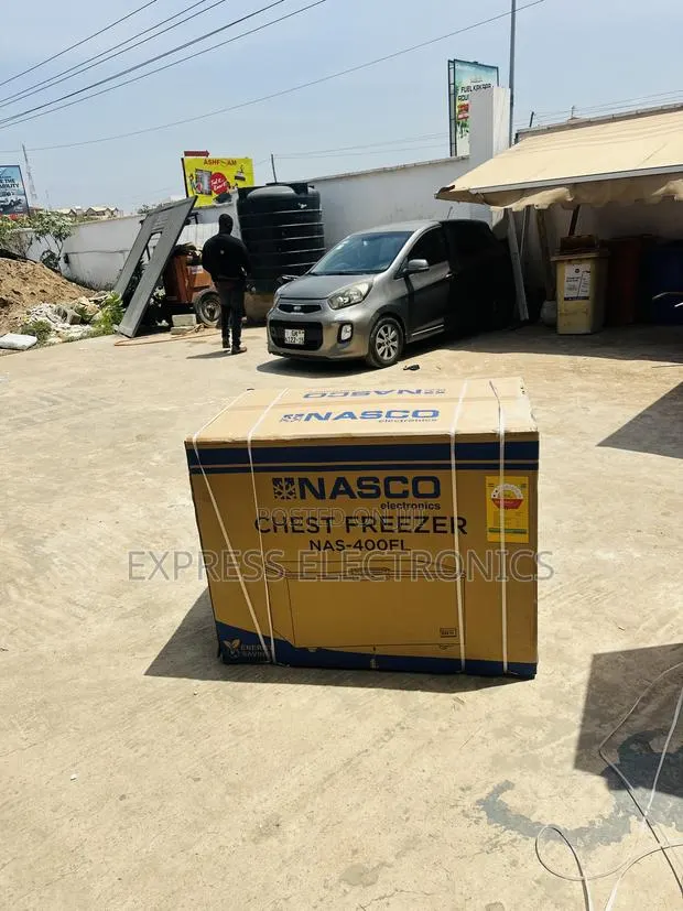 Call for Dark Grey Chest Freezer Nasco NAS-400-1dr · Photo 1