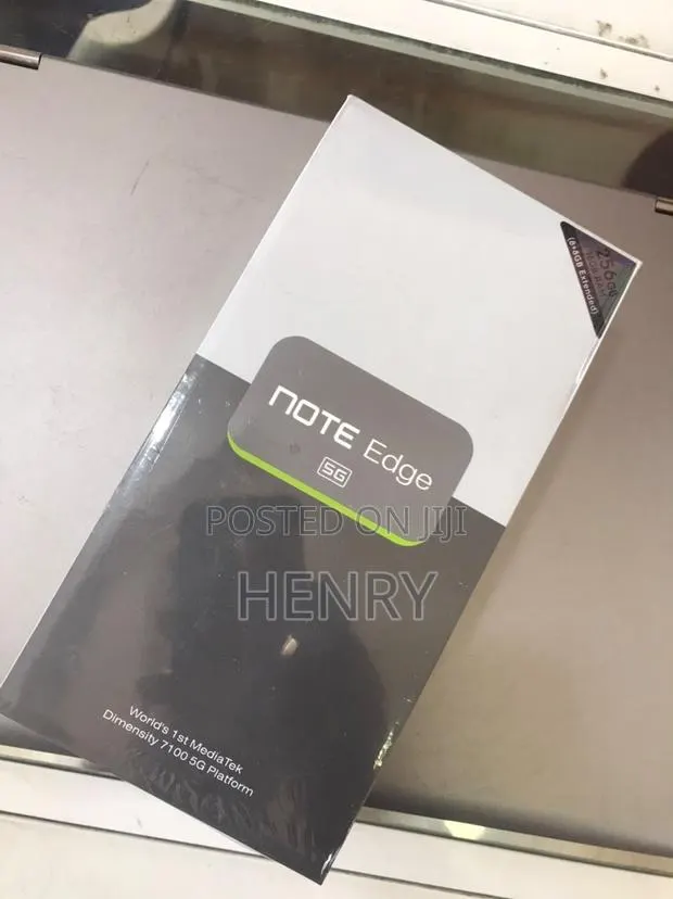 New Infinix Note Edge 256 GB Black · Photo 1