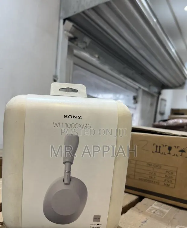 Get Classic Sony Xm6 Wireless Noise Cancelling Headphones(White). · Photo 1