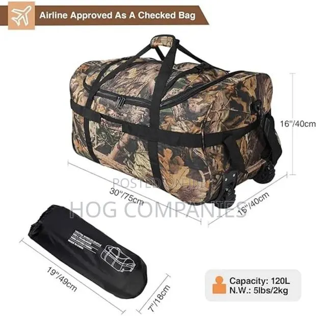 Large Camping Jaber Travel Duffel Bag in Accra- Fast Delivery in 2hrs · Photo 3