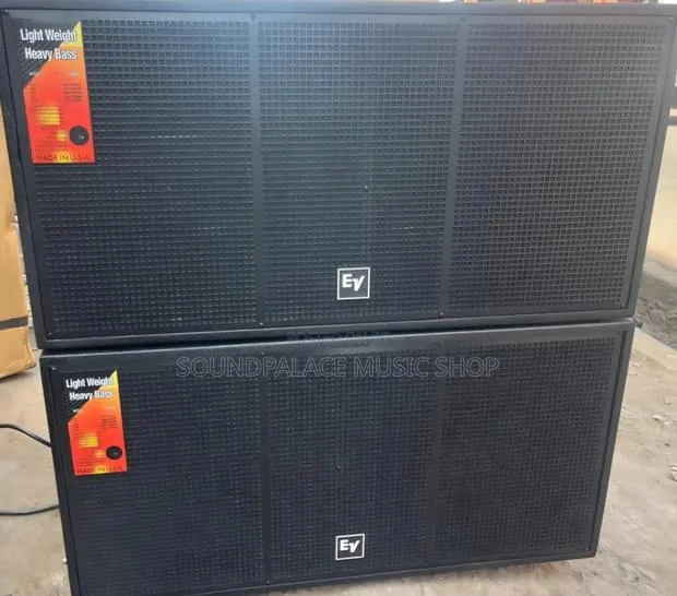 Electro-Voice(EV) Professional Double Bass Pair of Speakers · Photo 1