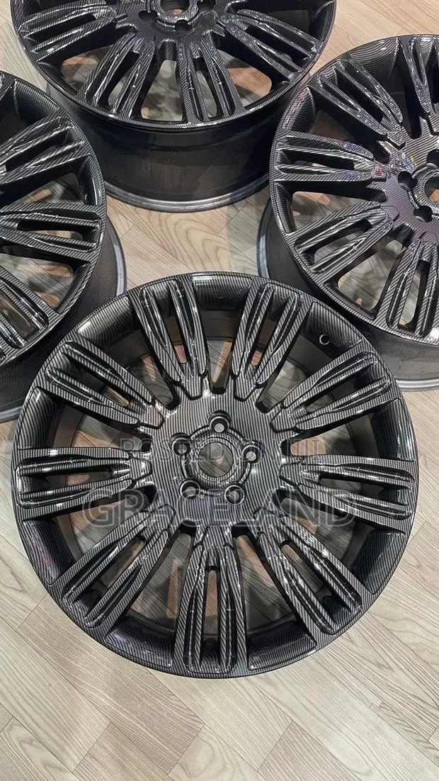 This Is Original Black Mat Alloy Rims Range Rover Sports_Velar 22 Inch · Photo 1