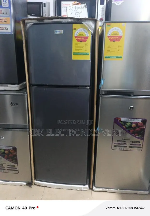 Nasco 158Liter Double Door Refrigerator Top Mounted Freezer · Photo 1