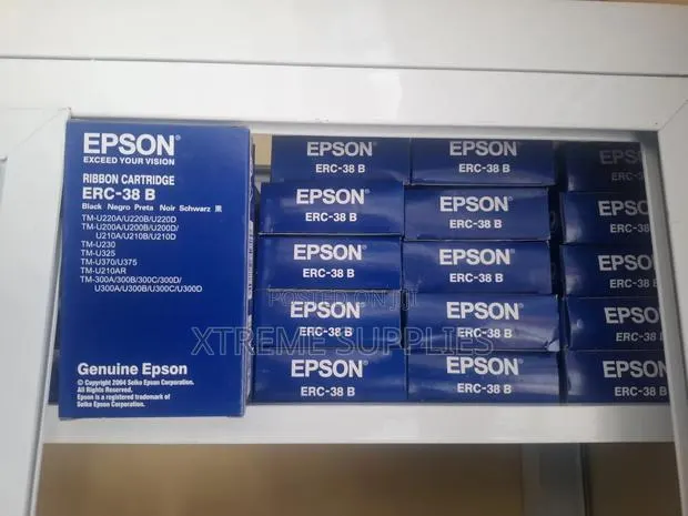 Epson Erc 38 Black Ribbon · Photo 1
