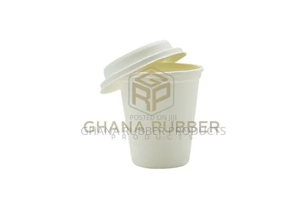 Bagasse Drinking Cups + Lids 12oz (1000pcs) · Photo 1