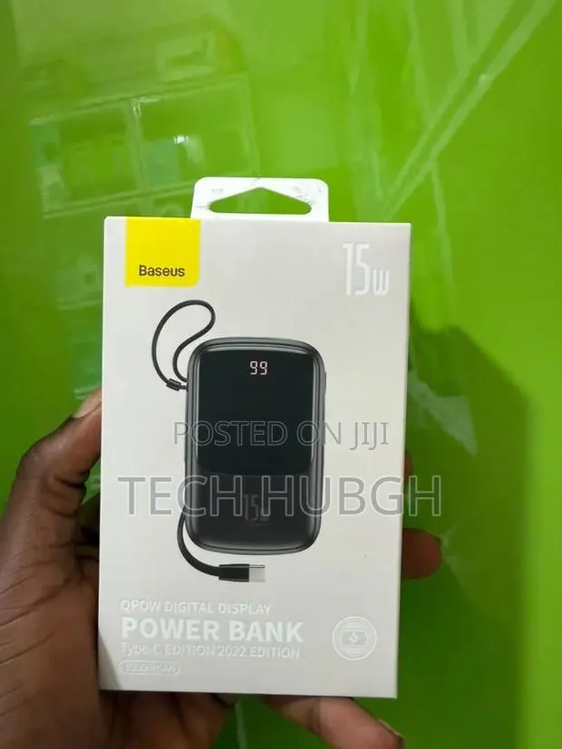 Baseus 15w Qpow Digital Display Power Bank Type -C · Photo 1