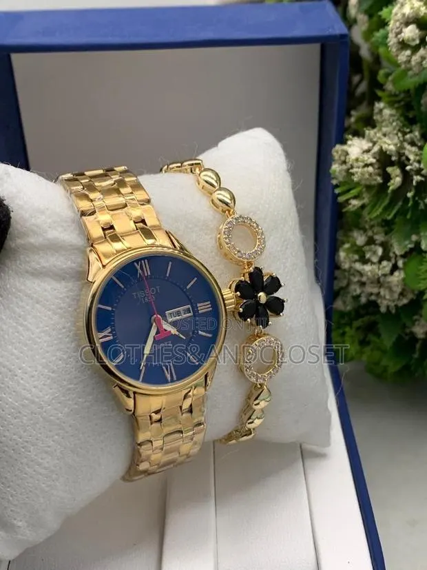 Gold-Tone Rolex Oyster Perpetual Day-Date Watch and Bracelet · Photo 1