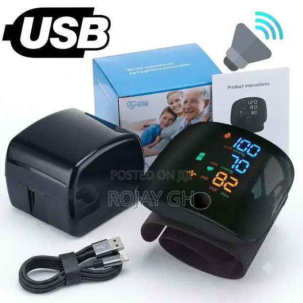 Automatic Rechargeable Digital Touch Screen Wrist Type BP Machine · Photo 1