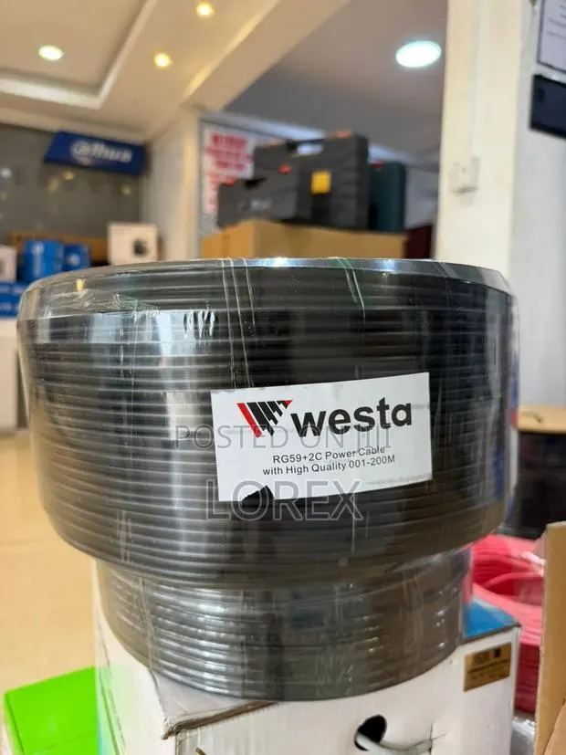 Westa Coaxial Cable Rg59 200m With Power · Photo 1