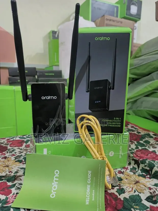 Oraimo Speedlink Access Point, Repeater, Router 3in1 Wifi Range Extend · Photo 1