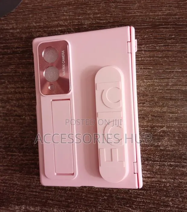 Samsung Z Fold 8 Pink Case With Stand and Hinge Cover · Photo 1