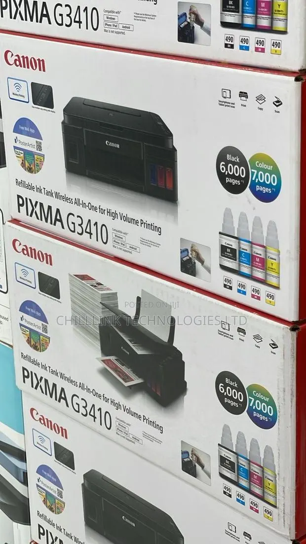 Canon Pixma G3410 All in One Color Printer · Photo 1