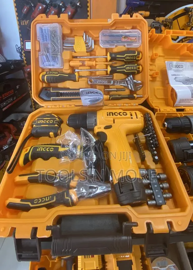 Ingco 12v Cordless Drill With Accessory Tools · Photo 1