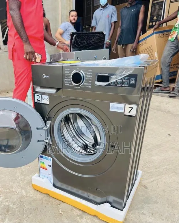 Check Out Classic Midea Front Load Washing Machine(Mf110w70) · Photo 1