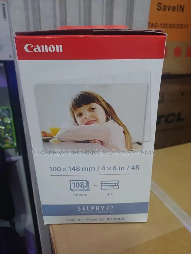 Canon Selphy Cp1000 Compact Photo Paper and Ink Cartridges · Photo 1
