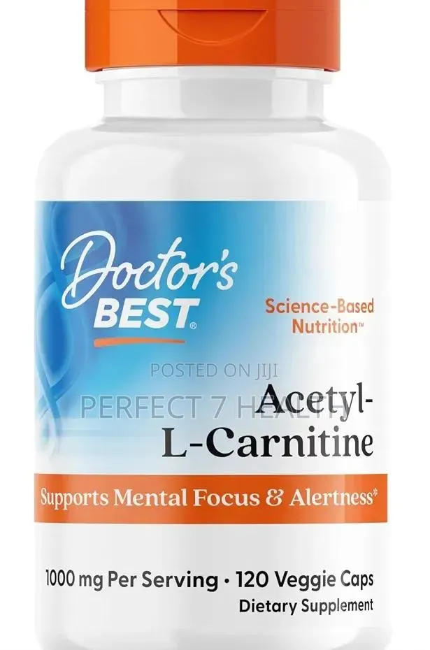 Acetyl-L-Carnitine, Brain, Memory, Nerve Repair, 120 Veggie Caps