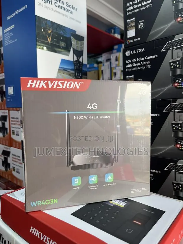 Hikvision 4g Sim Router N300 Wifi Lte Wr4g3n Universal Router · Photo 1