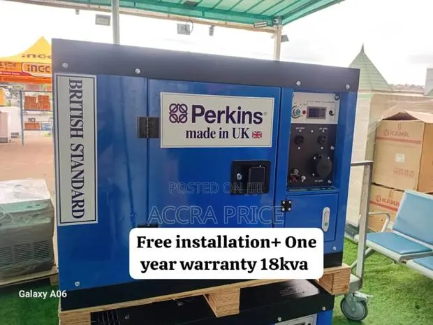 Service Support on Diesel Engine Perkins 18kva Generator · Photo 1