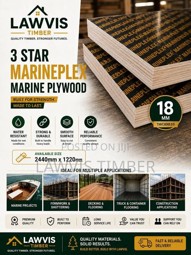 3 Star Marineplex Marine Plywood | 18 Mm | Waterproof · Photo 1