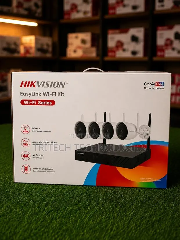 Hikvision NK844WBH 4MP H.265 Bullet WiFi NVR Kit · Photo 1