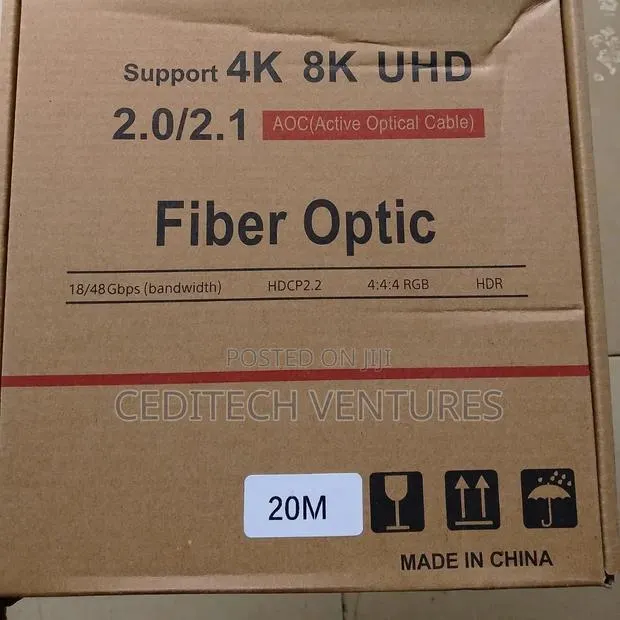 HDMI Cable Fibre Optic 20m · Photo 1