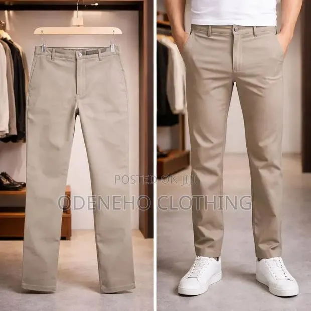 Stylish Khaki Pants-All Sizes Available · Photo 1