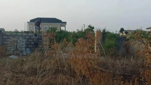Walled and Gated Two Plots for Sale at Prampram · Photo 1
