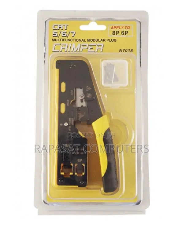 Cat7 Modular Crimping Tool for Cat7, Cat6 and Cat5 Network Cables · Photo 1