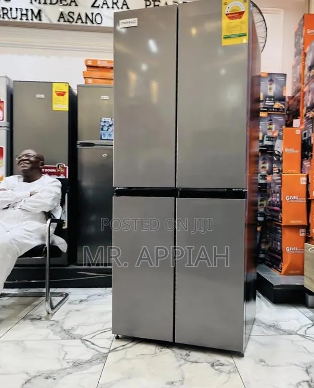 Unique Nasco Nasf2-400 Side by Side Electric Refrigerator(Gray). · Photo 1