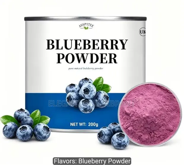 Blueberry Powder, 200g | Natural Fruit Powder | Wild Blueberry · Photo 1