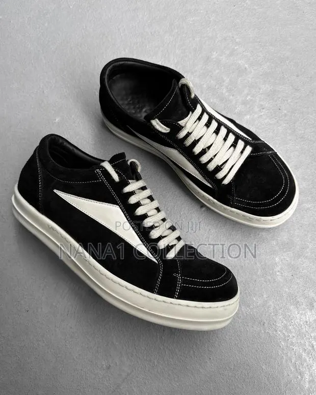 Rick Owens Vintage Leather Low—Top Sneakers · Photo 1