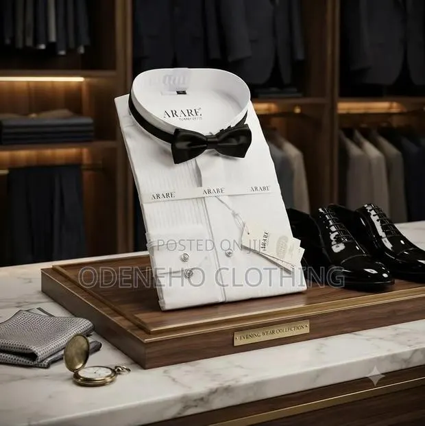 Tuxedo Shirt and Tie for Men · Photo 1