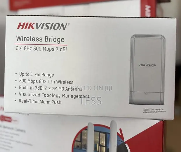 Hikvision Cpe Ap 2.4ghz Wireless Bridge Ds-3wf1000s-Ei-2n · Photo 1