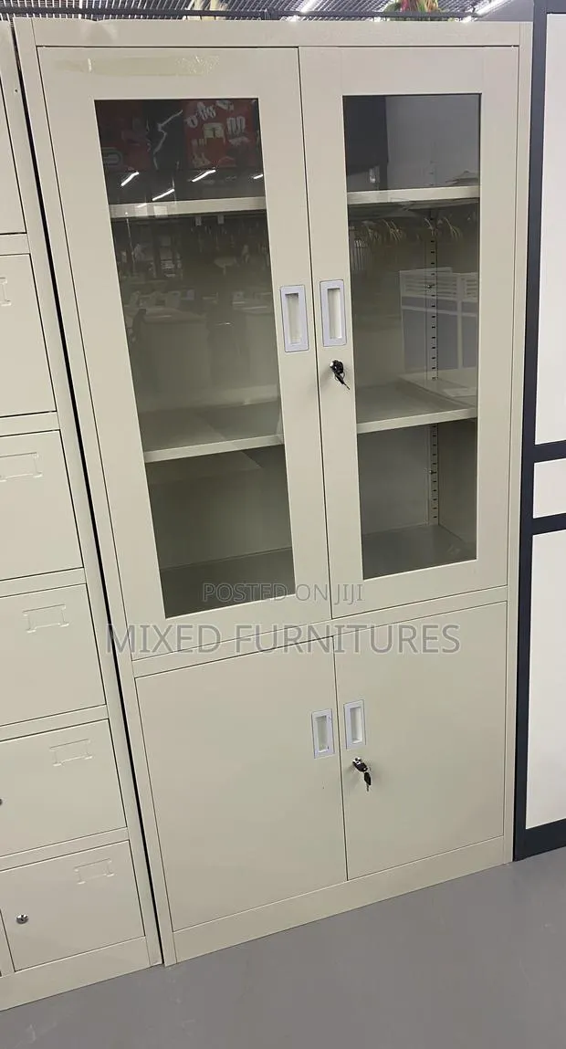 Office Steel Cabinet With Shelves and Lockers · Photo 1