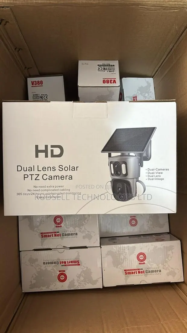 PTZ Solar 4g Dual Lens Camera 6mp Ubox App · Photo 1