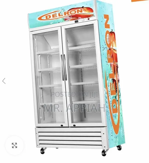 High Quality Delron 2 Door Electric Display Fridge 553liters · Photo 1