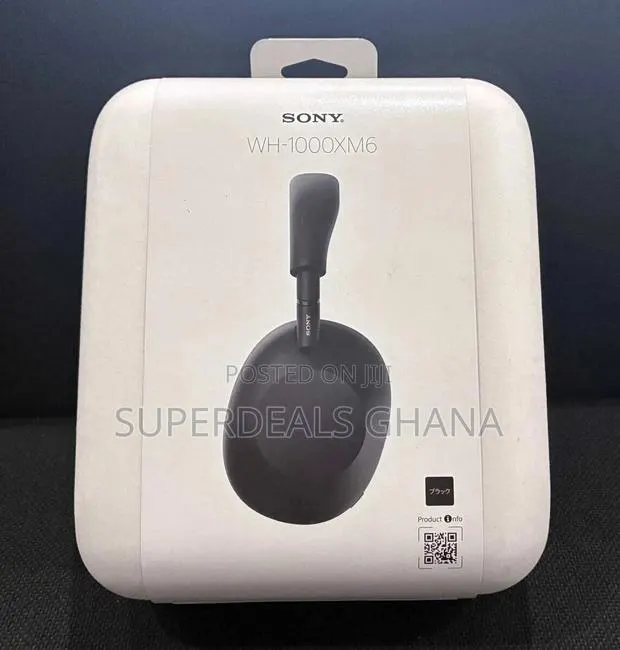 Sony Wh-1000xm6 Wireless Noise Cancelling Headset Black New · Photo 1