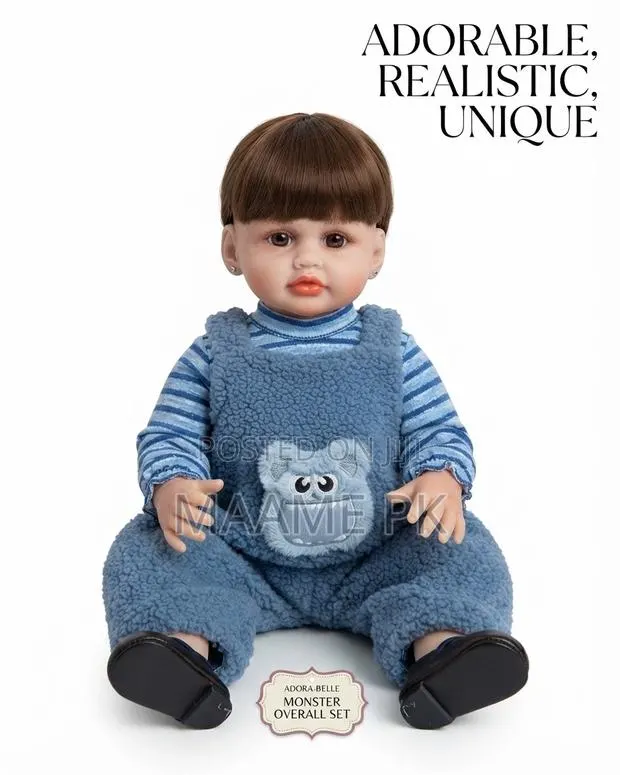 55cm/ 22” Realistic Reborn Doll (Silicone Vinyl) With Sounds Music · Photo 1