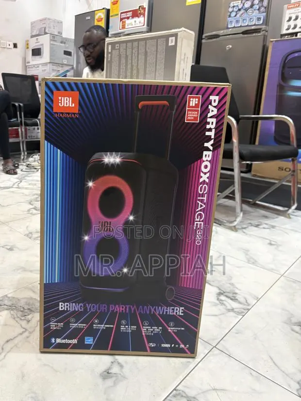Buy Original JBL Partybox 320 Bluetooth Speaker(240watt) Black · Photo 1