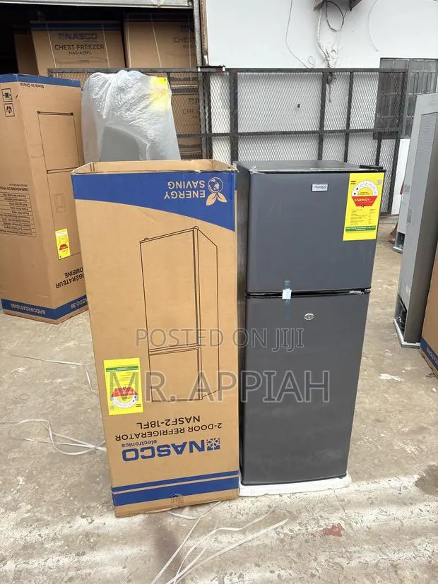 Stainless Steel Nasco Top Mount Freezer Fridge(Nasf2-18fl)158Liters · Photo 1