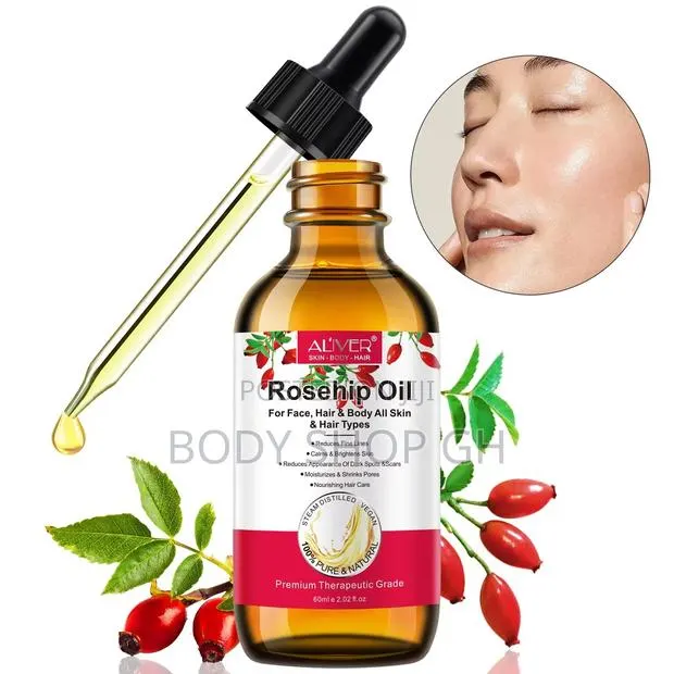 Organic Rosehip Oil, Cold Pressed, 100% Pure for Skin and Hair Care · Photo 1