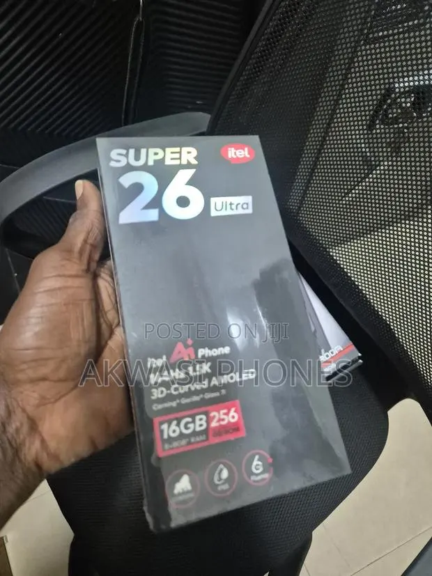 New Itel S26 Ultra 256 GB Black