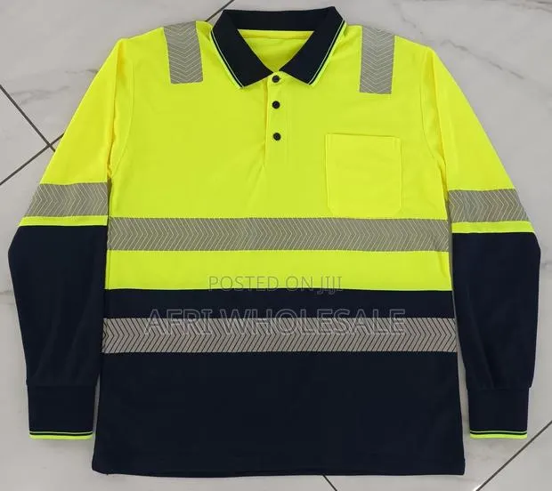 Safety Polo Reflective Long Sleeve Lacoste · Photo 1