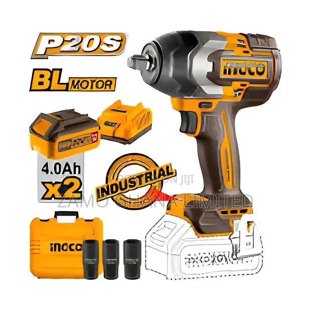 Cordless Impact Wrench 20v 850nm + 2 Battery - Ciwli2085 · Photo 1
