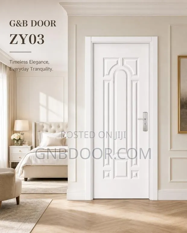 Interior Door American Door Metal Coated Wooden Door · Photo 6